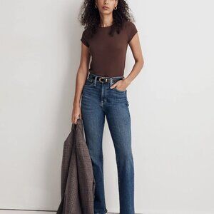 MADEWELL The Perfect Vintage Flare Jean in Hallstrom Wash NWT Size 30
